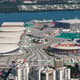 Vista aérea do complexo do Parque Olímpico