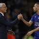 Claudio Ranieri e Slimani - Leicester x Porto