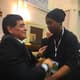 Ronaldinho encontra Maradona, em Vaticano.
