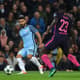 Aguero e Umtiti - Manchester City x Barça