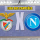 Apresentação Benfica x Napoli Liga dos Campeões