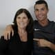Cristiano Ronaldo e a mãe Dolores Aveiro