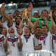 Copa de 2014 (sede: Brasil): 32 seleções - 64 partidas - campeã: Alemanha