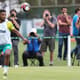 Michel Bastos em treino do Palmeiras