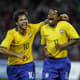 Diego e Robinho - Seleção Brasileira