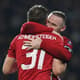 Schweinsteiger e Rooney - Manchester United x Wigan