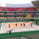GIGANTES DA PRAIA: Centro Olímpico de Tênis ganha visual de praia para disputa internacional