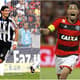Loco Abreu e Hernane foram atacantes que tiveram seus nomes marcados no clássico. Confira jogos inesquecíveis entre os times!