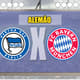 ALEMÃO: Hertha Berlin x Bayern de Munique
