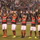 A principal novidade na escalação do Flamengo foi a presença de Márcio Araújo
