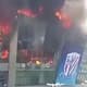 Estádio Hongkou pegou fogo