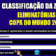 Classificação da Zoeira - 14ª rodada eliminatórias da Copa