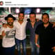 Em post no Instagram, Belutti posou ao lado de amigos e marcou 'Palmeiras não tem mundial' como local do show