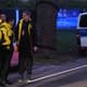 Jogadores do Dortmund após explosão do ônibus