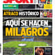 Jornal "Sport" cutucou a classificação do Real Madrid<br>