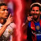 Cristiano Ronaldo e Messi vão ficar frente a frente neste domingo. Quem vai levar a melhor? Vote nos duelos do LANCE!