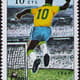Maior jogador de futebol de todos o tempos, Pelé recebeu um selo comemorativo antes do Mundial de 1970, quando Brasil consagraria-se tricampeão mundial&nbsp;