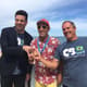 Leonardo Picciani, Adalvo Argolo e Fernando Aguerre - ISA World Surfing Games