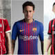 Camisas - galeria - Bayern, Barcelona e Milan
