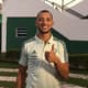 Vitor Hugo em seu último dia de Palmeiras (Foto: Fellipe Lucena)