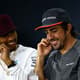 Lewis Hamilton e Fernando Alonso - GP do Canadá