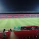 O estádio que agora 'pertence' ao Flamengo, a Ilha do Urubu, foi reformada em 2017