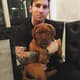 O argentino Lionel Messi tem um cachorro da raça Bordeaux