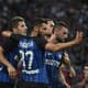 Inter de Milão celebra vitória sobre o Chelsea