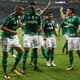 Jogadores do Palmeiras comemoram gol na vitória sobre o Avaí