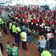 Protesto de torcedores do Flamengo