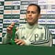 Guerra em entrevista no Palmeiras