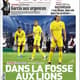 O jornal francês "L'Equipe" destaca a goleada do PSG por 5 a 0 sobre o Celtic. "Na cova do Leão" é a manchete do jornal, que estampa o trio MCN (Mbappé, Cavani e Neymar) em sua capa.