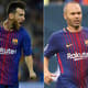 Montagem - Messi e Iniesta