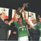 O Palmeiras foi outro a ser campeão da Libertadores vindo de uma conquista na Copa do Brasil. Acontecem em 1999, quando bateu o Deportivo Cali na final