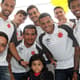 Jogadores do Vasco visitaram o Inca na tarde desta terça-feira