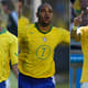 Ronaldinho Gaúcho, Adriano e Neymar são três grandes estrelas do futebol brasileiro dos últimos tempos. Veja mais na galeria