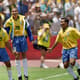 Nesta quinta-feira vai completar 25 anos da primeira vitória da Seleção Brasileira na Copa do Mundo de 1994. A vitória, por 2 a 0, abriu o caminho para a busca pelo tetracampeonato. Romário e Raí, de pênalti, fizeram os gols do jogo. Relembre os jogadores que entraram em campo e os times que defendiam na época.