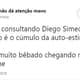 Possível consulta do Flamengo por Diego Simeone não foi perdoada na internet