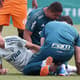Diego Barbosa sentiu tornozelo em jogo-treino do Palmeiras