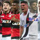 Vinicius Jr, Paquetá, Vizeu e Lincoln (Flamengo) e Paulinho, Henrique, Evander e Paulo Vitor (Vasco)