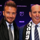 David Beckham e comissário da MLS, Don Garber