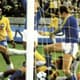 Brasil e Suécia se enfrentaram sete vezes em Copas, um recorde. Na imagem, duelo de 74, que terminou 0 a 0&nbsp;