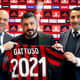 Gattuso renova com o Milan