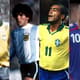 Pelé, Maradona, Romário e Zidane já foram eleitos os craques dos Mundiais. Veja a relação completa de todas as edições das Copas do Mundo