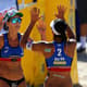Pelo feminino, Ágatha e Duda venceram a etapa de Itapema e conquistaram o segundo troféu do Circuito Mundial