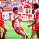 Dinamarca 6 x 1 Uruguai - 1ª fase da Copa de 86