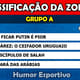 Humor na Copa: Classificação da Zoeira - 1ª rodada