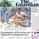 Na Inglaterra, o jornal The Guardian comemorou o domingo vitorioso dos ingleses. Além de destacar a goleada por 6 a 1 contra o Panamá, lembrou das vitórias do país na Fórmula 1, rúgbi, criquete...
