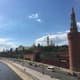 Vista do Kremlin de Moscou, ao lado do rio Volga