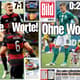 O jornal alemão Bild, principal publicação esportiva do país, teve que repetir a manchete do fatídico 7x1 nesta quinta: "Sem palavras", diz o jornal, mas agora com outro sentido...